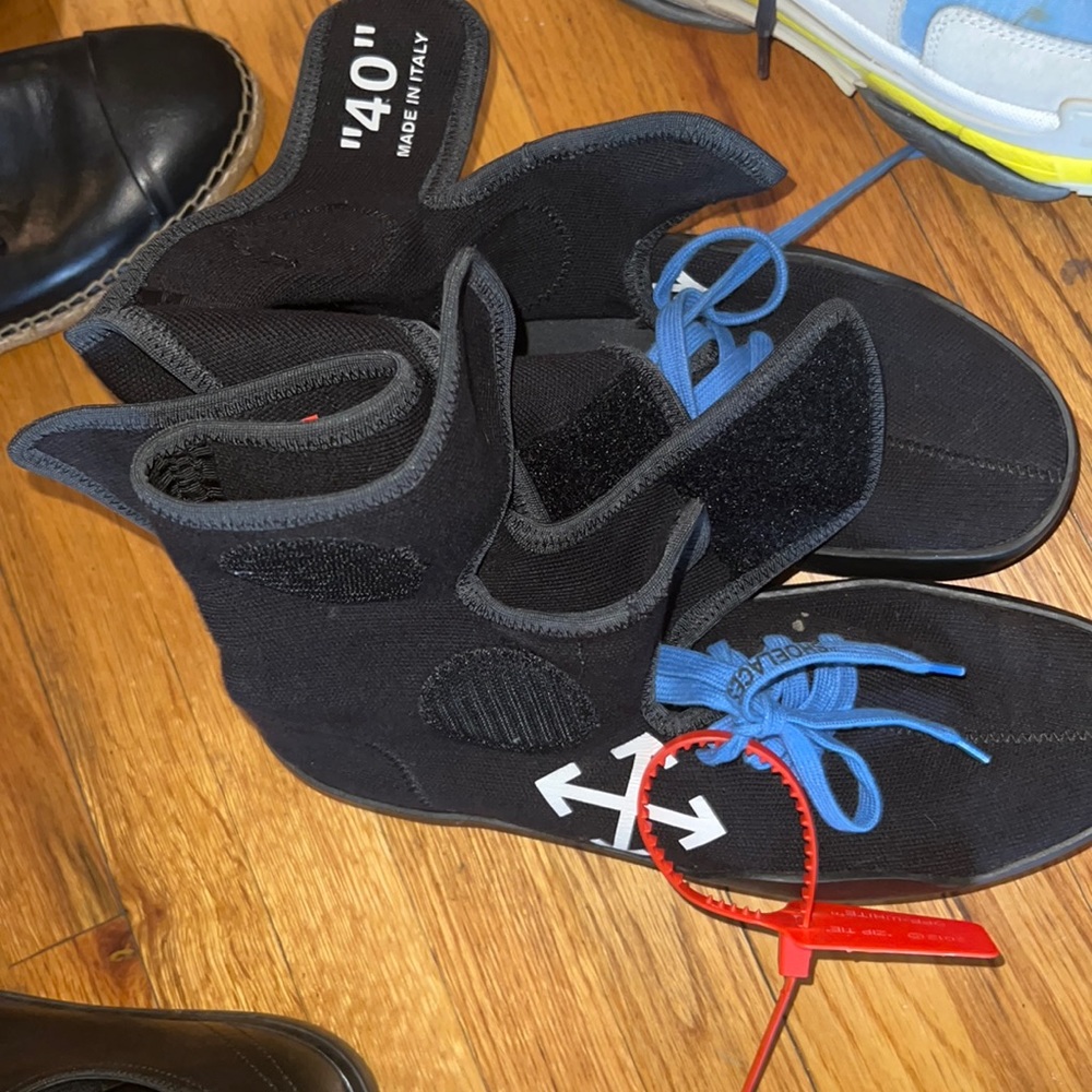Off white sneakers